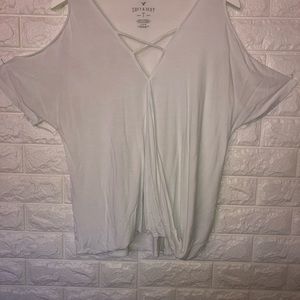 AEO soft and sexy white t shirt